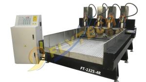 Buy cheap 1325-4 4 axis stone CNC Router machine with four independent head 4 rotary axis product