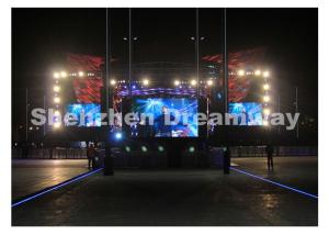 High Brightness P10 Led Full Color Display with MBI5024 IC 160 x 160 mm