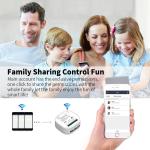 Cozylife Wireless Remote Control Switch 400W Smart Wall Switch Homekit