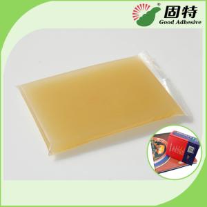 China Hardcover Light Amber Solid Gums Hot Melt Animal Glue Semi-Automatic Case Maker Use Animal Glue on sale