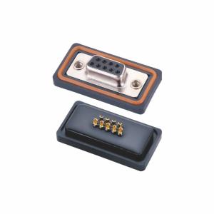 China Female Panel Mount D Sub Connector Solder Type For Automobiles Instruments on sale