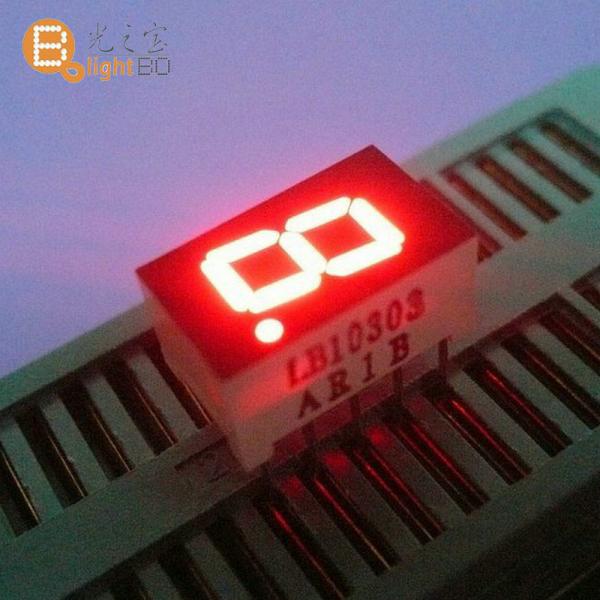 Quality Single Color  1 Digit 0.3inch Seven Segment Led Display For Home Appliance for sale