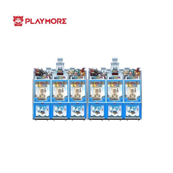 Quality Sky Tower Lottery Mechanical Coin Pusher Machine Build Coin Tower Three Players for sale