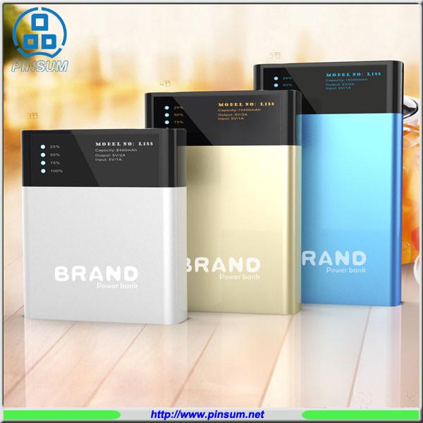 Quality Lithium battery power bank with 6000mah to 24000mah different capaicty with different size for sale