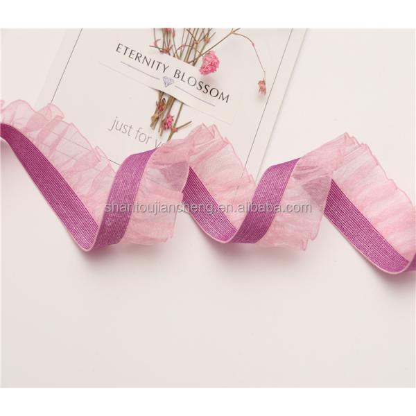 24mm nylon lace elastic band underwear lady lace elastic