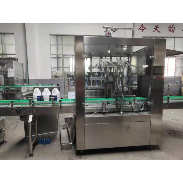 Linear Type Liquid Bottle / Tomato Sauce Filling Machine With Automatic Rotor Pump