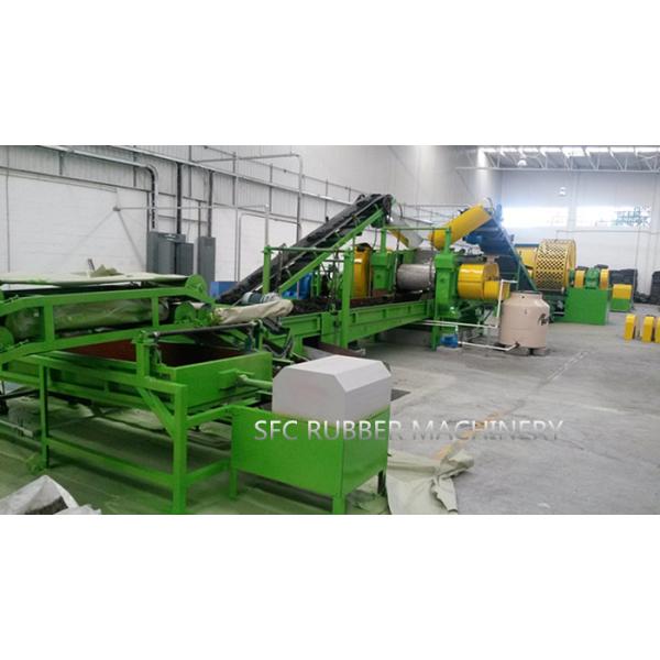 Rubber Cracker Mill / Waste Tire Recycling Machine