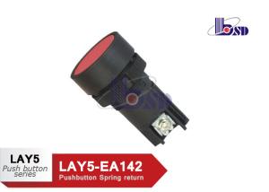 Buy cheap LAY5（XB2）-EA142 red color spring return flat button push button swithes product