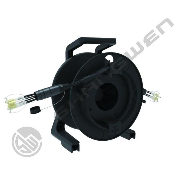 Quality 4 6 8 CH TPU Armored Jumper LC FC SC ST Multimode Fiber Optic CL3 Cable Cores for Network Device Reel Drum OM2/OM3/OM4 for sale