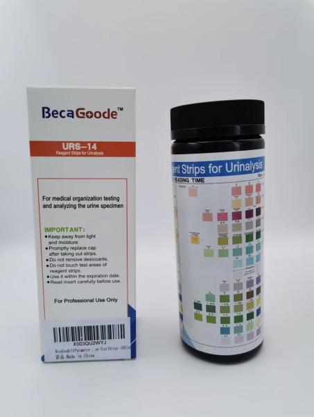 Quality Fast And Accurate 14 Parameter Urinalysis Test Strips Convenient for sale