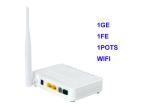 Fiber Network ONT Gigabit ONU Device GEPON 1Ge 1 FE 1 Pots WIFI 802.11b/G/N XPON