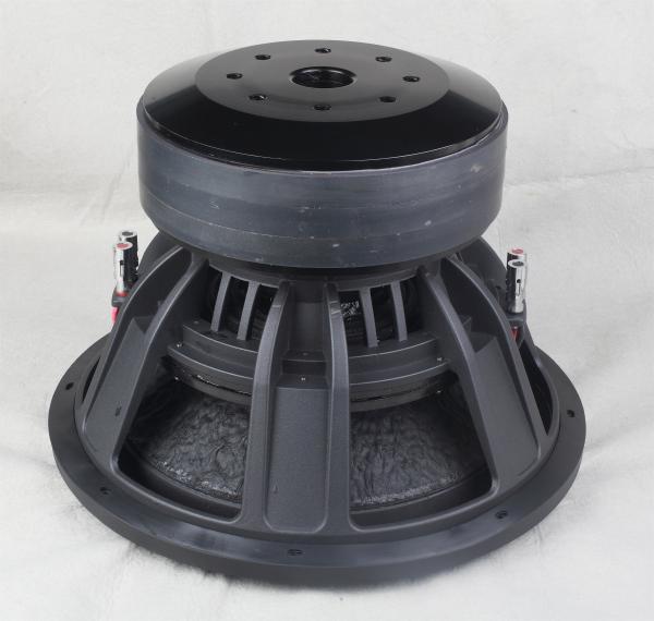 Quality Customized Design Powerful Subwoofer Heavy Duty Basket With Paper Dustcap for sale