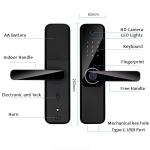 Glomarket Wifi Biometric Electronic Tuya App Remote Smart Lock Smart Fingerprint