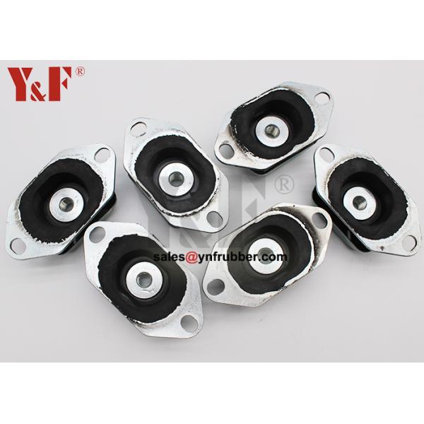 Customized Anti Vibration Rubber Mount Black Captive Transit Mounting