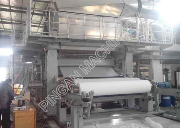 Quality One Cylinder Mould Toilet Tissue Manufacturing Machine AC Driven Variable Frequency for sale
