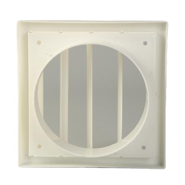 Quality Customized Logo Air Condition Fixed Square Accessories Louvre Grill for Axial Flow Fan for sale