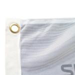 12 X 18" Polyester Canvas Header And Grommets Voting Flag