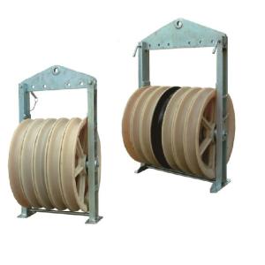 Buy cheap Aluminium 3 Sheave 40KN Bundled Conductor Stringing Blocks product