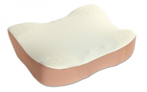 Quality Shiatsu Massage Pillow Neck Support Visco Memory Foam Pillow Ergonomic Design for sale