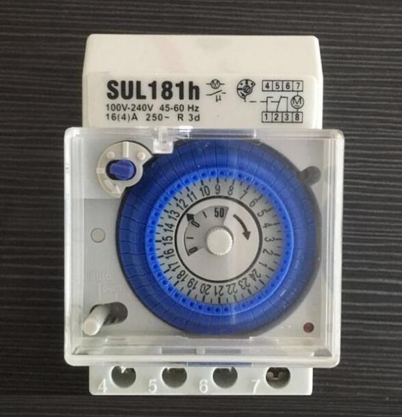 Quality Mechanical Timer 24 hours Daily Programmable 15mins Setting Mechanical Timer Switch SUL181H for sale