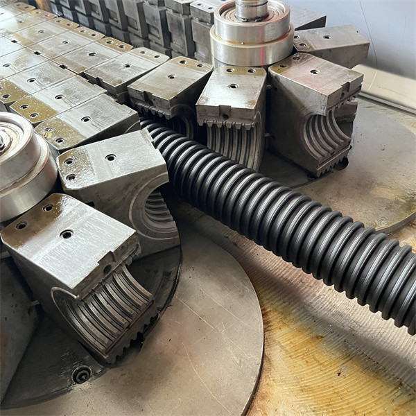 Plastic HDPE / PE Corrugated Tube Making Machine Double Wall