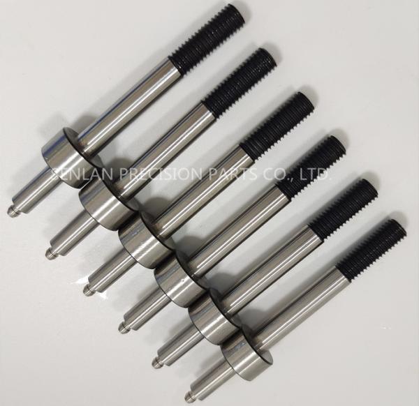 Quality High Precision 0.005mm Tolerance Thread Core With Button Mushroom Screw For Packaging Industries for sale