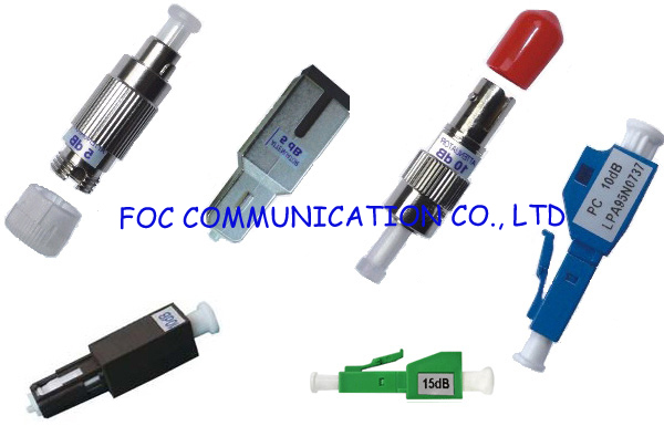 Male to Female Fiber Optic Attenuator LC to Reduce Signal Power For Fiber Networks
