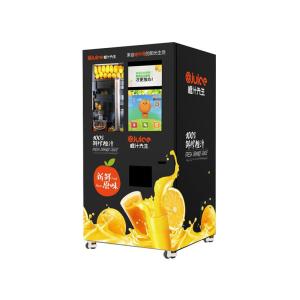 Buy cheap Freshly Automatic Squeezed Orange Juice Vending Machine With Card Reader Big Capacity product