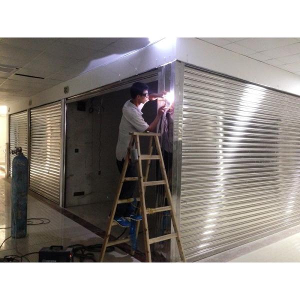 Automatic Galvanised Steel Roller Shutter Door Remote Control Sample Available