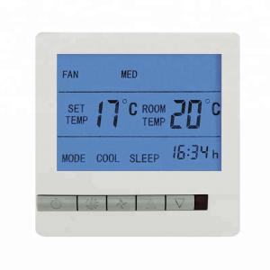 Buy cheap Large Display Remote Control Digital Room Thermostat For Fan Coil Unit product