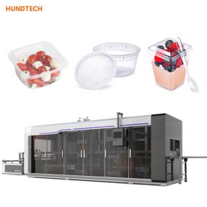 China Degradable Food Packing Container Making Machine Automatic 120KW on sale
