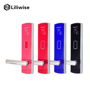 Durable IC Card Keyless Front Door Lock , Hotel Key Card Door Lock System