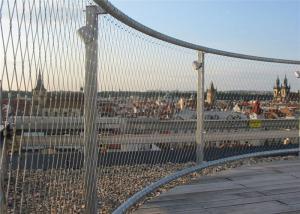 2.5mm Architectural Wire Mesh , Stainless Rope Mesh