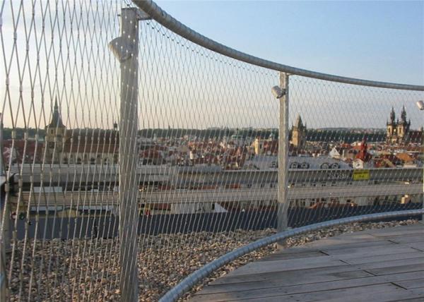 Quality 2.5mm Architectural Wire Mesh , Stainless Rope Mesh for sale