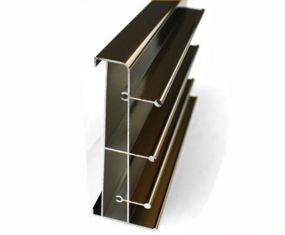 Quality Electrophoresis Coating Aluminium , Snap Frame Profile ,  Strangle Shape For Rail for sale