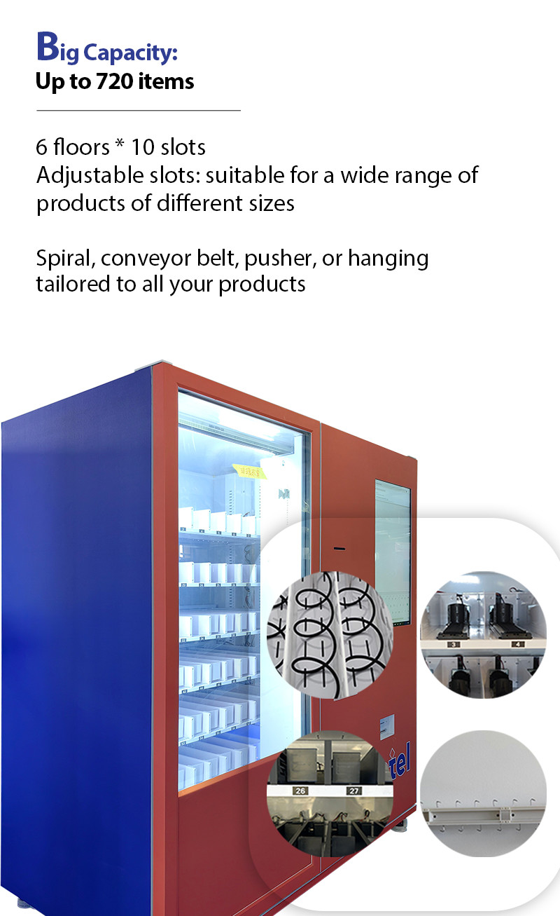 Self-Service Electronics Vending Machine for Charging Cables Phone Accessories Tech Essentials 24/7