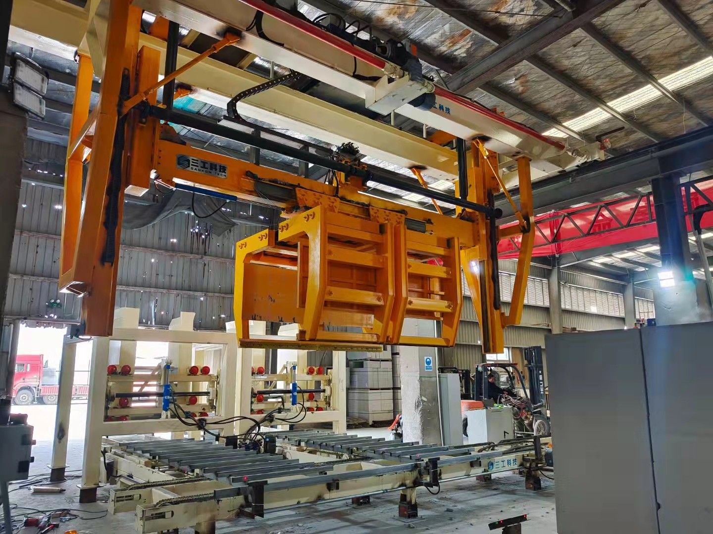Automatic AAC Block Manufacturing Machine CE ISO9001 Certificated