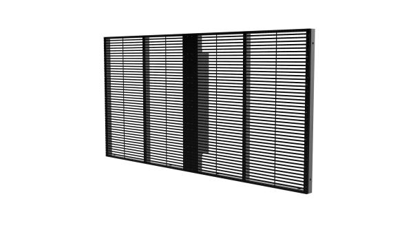LED window display signs transparent led curtain display Shopping Windows Ads