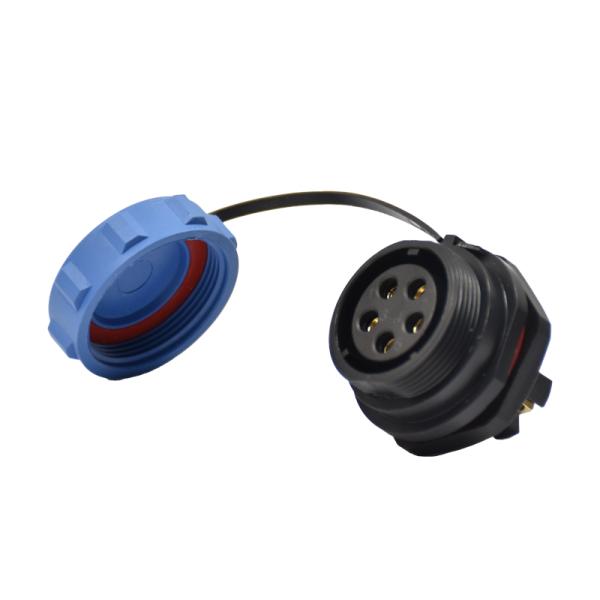 Industrial Waterproof Power Connector Weipu Threaded Plastic