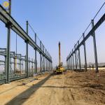 Strong Steel Structure Construction Customizable Bolted Or Welded Method
