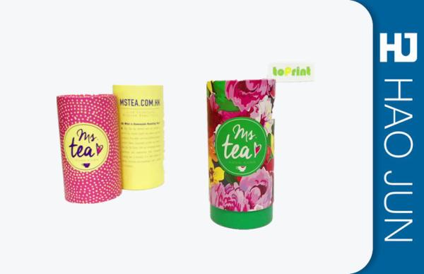 Quality Custom Round Printed Cardboard Tubes Packaging With Recycled Materials for sale