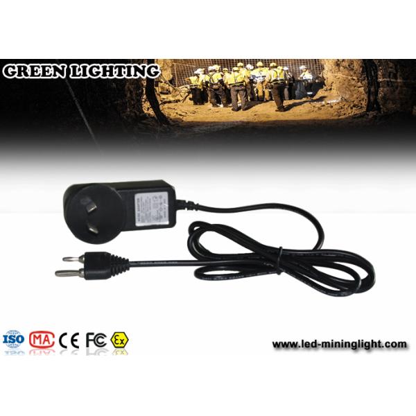 Explosion Proof 3500-4500 Lux Led Miners Lamp , Cordless Cap Lamp 300ma Li - Ion Battery