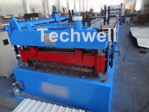 Welded Wall Plate Forming Structure Roof Roll Forming Machine 0-15m / Min Forming Speed
