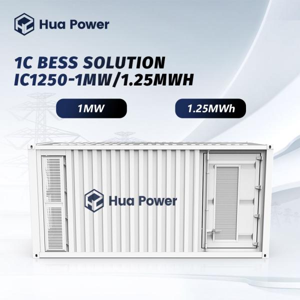 Hua Power 6000 Cycles 1100kWh 1MWh 0.5C 1C Experience Unmatched Energy Efficiency With Container Energy Storage System