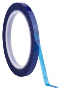 China Blue Color PET Cloth Tape Acrylic Pressure Sensitive Adhesive B Grade on sale