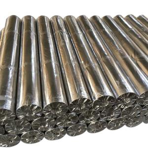 Lightweight Aluminized Fiberglass Fabric Cloth AL7628 Good Chemical Resistance