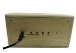 LED Wooden Digital Table Clock with Touch Function for Snooze