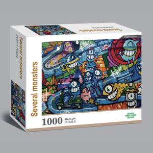 Customize Design Large Paper 1000pcs Jigsaw Puzzle For Adults Developing Intelligence