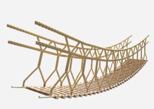 Buy cheap Wooden Rope Net Bridge Playground Suspension Protection Net product