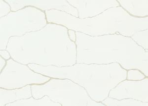 Buy cheap High Density Calacatta White Quartz Countertops For Window Sill Block Step product